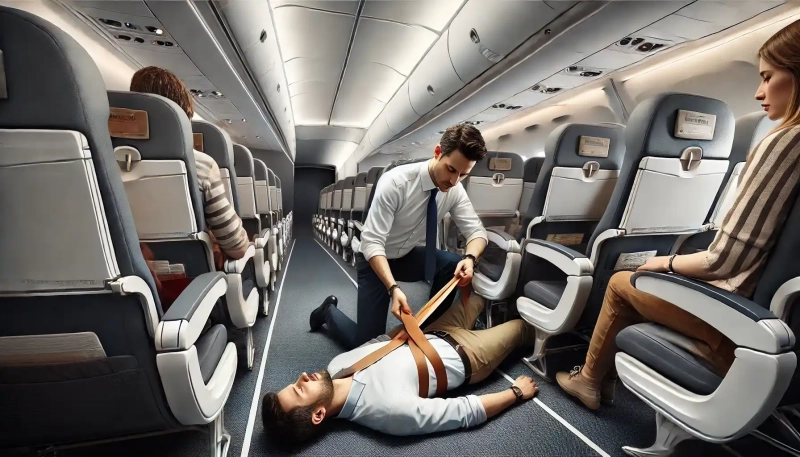 Be Patient, Be Mindful: Stay Safe while Emergency at 10, 000 Meters