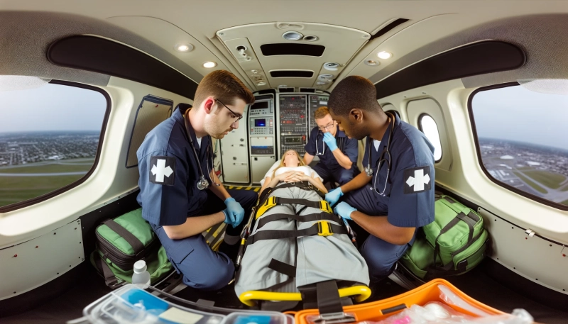 New Equipment for Medical Assistance in Flight